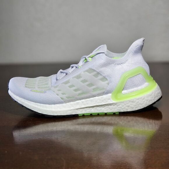 Adidas Ultraboost Summer Ready Running Shoes Grey White Green S.RDY FY3472 7.5 - Picture 7 of 16